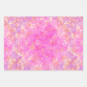 Roze dinosaur verbergen inpakpapier vel (Voorkant)