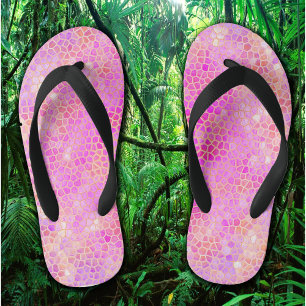 Roze dinosaur verbergen kinder teenslippers