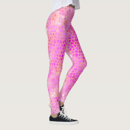Roze dinosaur verbergen leggings