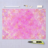 Roze dinosaur verbergen tissuepapier (Craft)