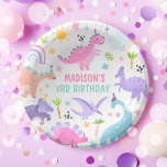 Roze Dinosaurus Verjaardagsfeestje Papieren Kommen<br><div class="desc">Roze Dinosaurus Verjaardagsfeestje Papieren kommen Alle design zijn © PIXEL PERFECTION PARTY LTD</div>