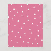 Roze dinosaurusadvies voor mammie Kaart (Achterkant)