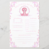 Roze dinosaurusvoorspellingen en advies over Baby  (Voorkant)