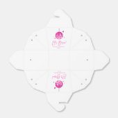 Roze Disco Ball Laten we Disco Verjaardagsfeestje Bedankdoosjes (Uitgevouwen)