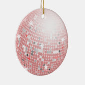 roze disco ball ornament (Rechts)