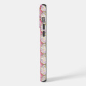 Roze Disco Ball Patroon iPhone Hoesje (Linkerkant)