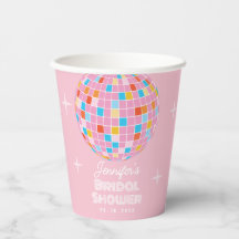 Roze Disco Ball Retro 70s 80s Vrijgezellenfeest