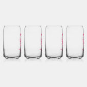 Roze Disco Cowgirl Bachelorette Feest Favor Glas (Rechts)