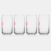 Roze Disco Cowgirl Bachelorette Feest Favor Glas (Links)