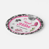 Roze Disco Cowgirl Party Paper Bord (Gekanteld)