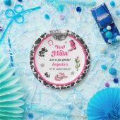 Roze Disco Cowgirl Party Paper Bord (Feest)
