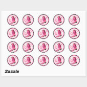 Roze Disco Cowgirl Stickers (Vel)