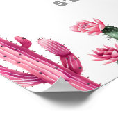 Roze Disco Cowgirl Welkomstbord Poster (Hoek)