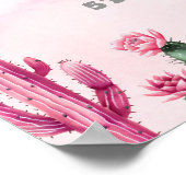 Roze Disco Cowgirl Welkomstbord Poster (Hoek)