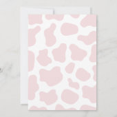 Roze Disco Cowgirl Western Rodeo Birthday Bash Kaart (Achterkant)