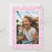 roze disco | Dubbel cijfer 10e verjaardag Kaart (Achterkant)