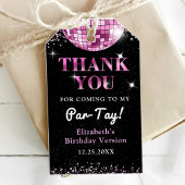 Roze Disco In Mijn Verjaardagstijd Verjaardag Cadeaulabel