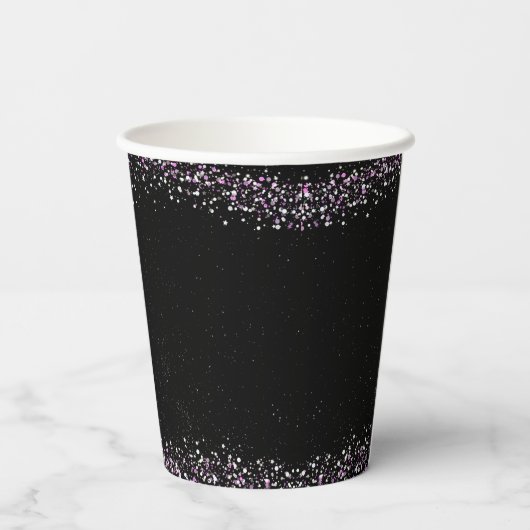 Roze Disco In Mijn Verjaardagstijd Verjaardag Papieren Bekers (Achterkant)