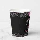 Roze Disco In Mijn Verjaardagstijd Verjaardag Papieren Bekers (Rechts)