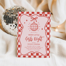 Roze Disco Kerstmeisjes Nachtfeest
