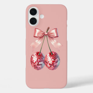 Roze discobal iPhone 16 plus hoesje