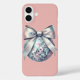 Roze discobal iPhone 16 plus hoesje