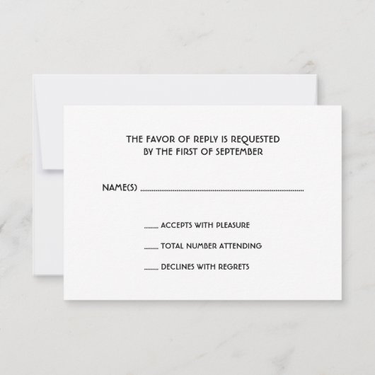 Roze Discobal RSVP Kaartje (Achterkant)