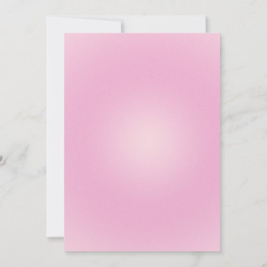 Roze Discoball Eervolle Verjaardag Uitnodiging (Achterkant)