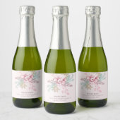 Roze Dit Het Seizoen Mini Champagne Labels Sparkling Wijnetiket (Flessen)
