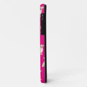 Roze Diva Chihuahua Cute Dog iPhone cover (Achterkant/links)
