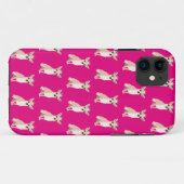 Roze Diva Chihuahua Cute Dog iPhone cover (Achterkant (horizontaal))