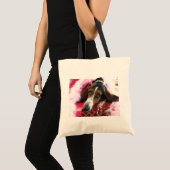 Roze Diva Dog Canvas tas (Voorkant (product))