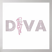 Roze Diva Poster (Voorkant)