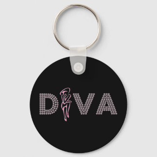Roze Diva Sleutelhanger