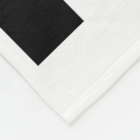 Roze Diva Zwart-wit Fleece Deken (Hoek)