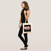 Roze Dobbelsteen Boodschappentas Tote Bag (Voorkant (model))