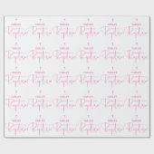 Roze doekjes papier (Vlak)