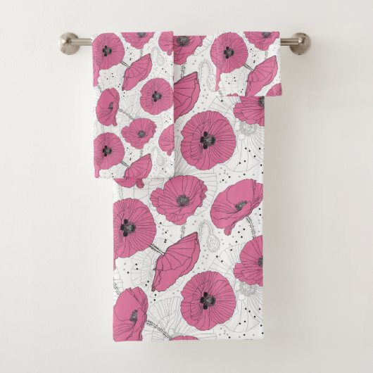 Roze doekset met maffia bad handdoek (Insitu)