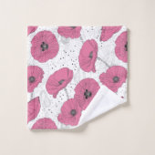 Roze doekset met maffia bad handdoek (Wasdoekje)