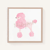 Roze Dog Notitieboek (Voorkant)