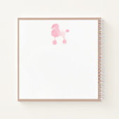 Roze Dog Notitieboek (Achterkant)