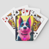 Roze Dog Pokerkaarten (Achterkant)
