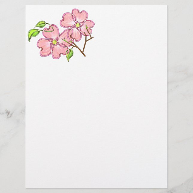 Roze Dogwood (Voorkant)