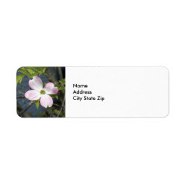 Roze Dogwood 1483 Etiket
