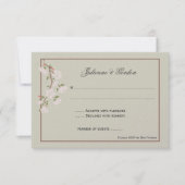 Roze Dogwood/Apple Blossom RSVP (Voorkant)