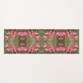 Roze Dogwood Bloesems Schilderij Abstract Yogamat (Voorkant (horizontaal))