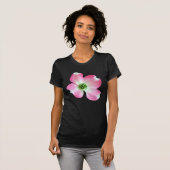 Roze Dogwood Bloom T-Shirt (Voorkant volledig)