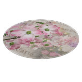 roze Dogwood Blossom Cutting Board Snijplank (Hoek)