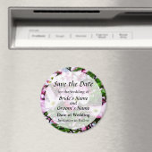 Roze Dogwood Blossom Save the Date Magneet (Insitu (Vaatwasser))