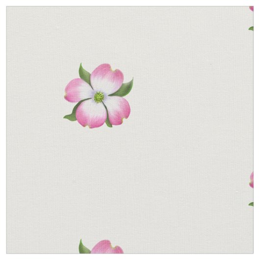 Roze dogwood Bract fabric Stof (Close Up)
